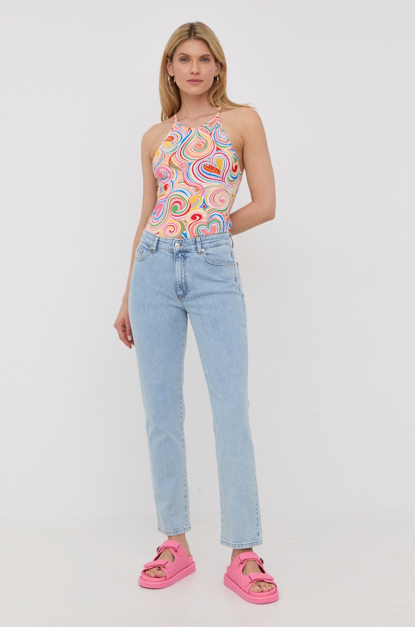 

Топ Love Moschino женский обнаженное плечо