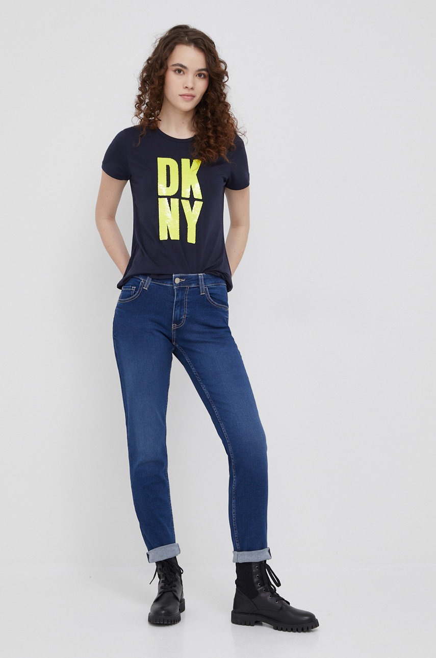 

Футболка Dkny женский цвет синий