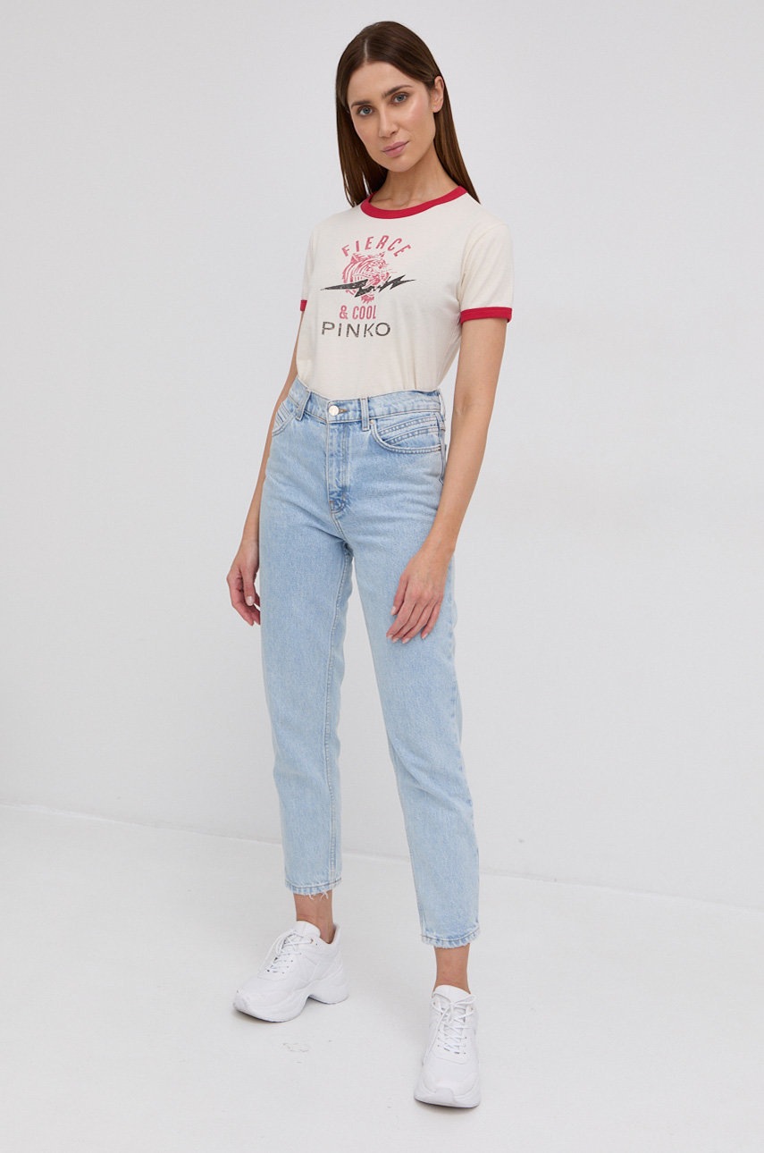 

Хлопковая футболка Pinko