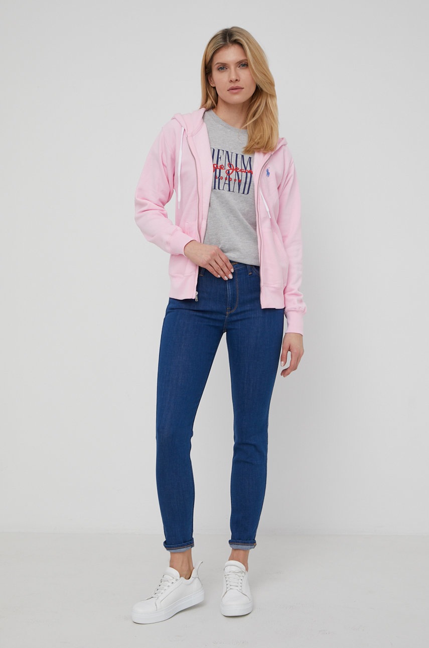 

Футболка Pepe Jeans Camille женская цвет серый