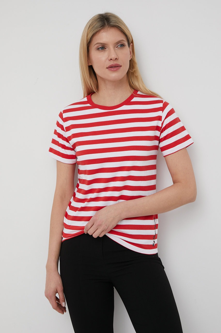 

Памучна тениска Pepe Jeans Carla в червено, Червен