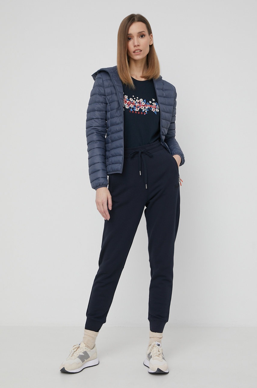 

Футболка Pepe Jeans Bego женская цвет синий