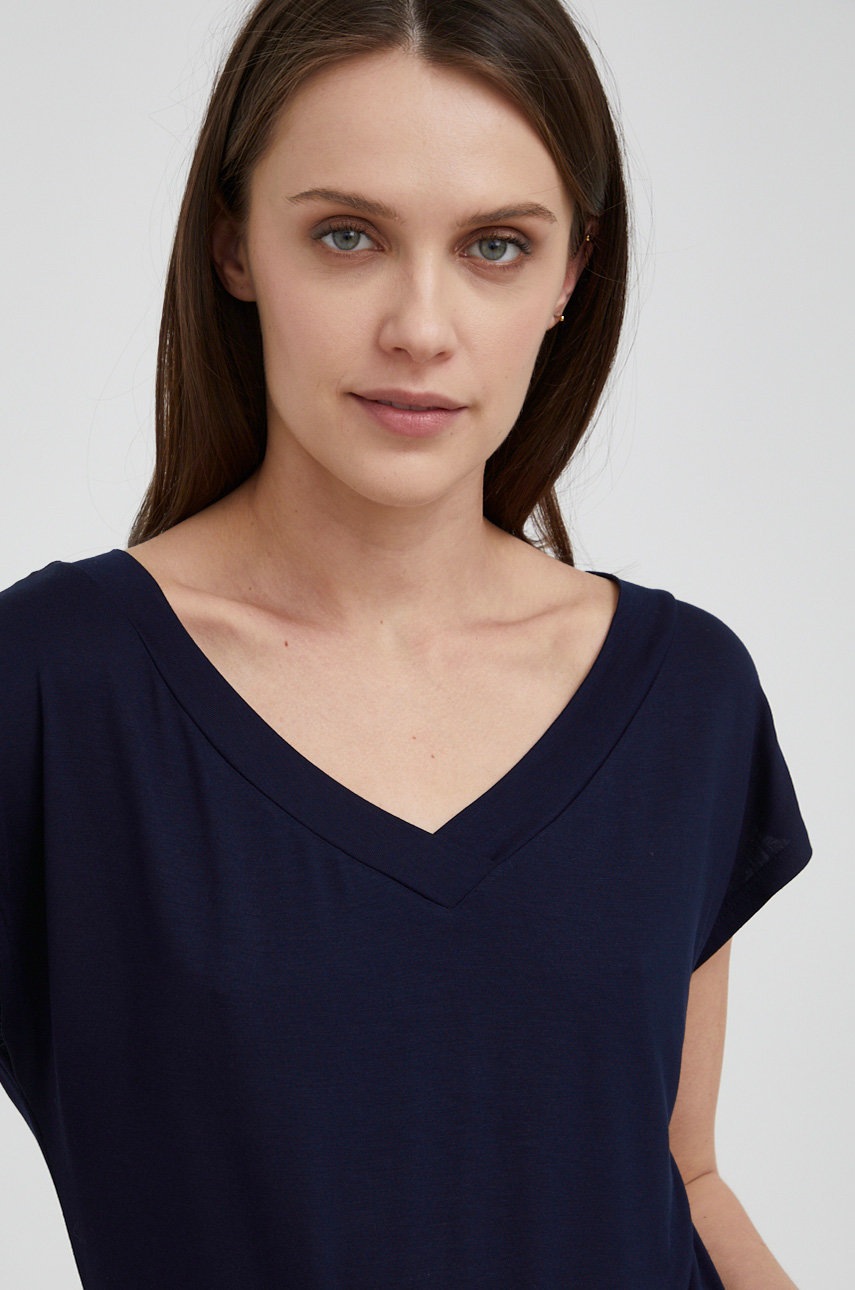 

Топ United Colors of Benetton дамски в тъмносиньо, Тъмносин