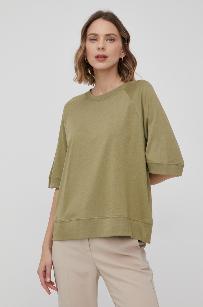 

Тениска United Colors of Benetton дамски в зелено, Зелен