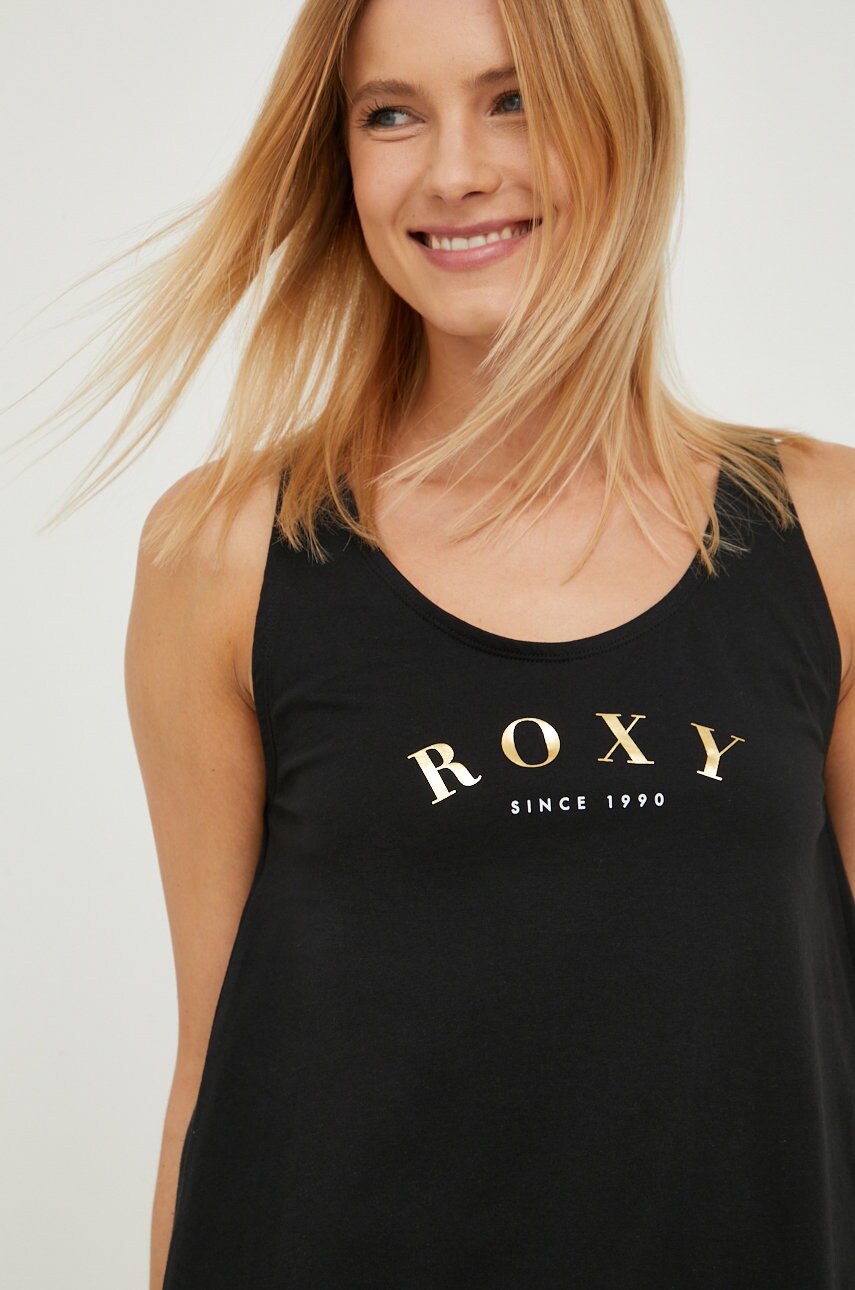 

Топ Roxy дамски в черно, Черен