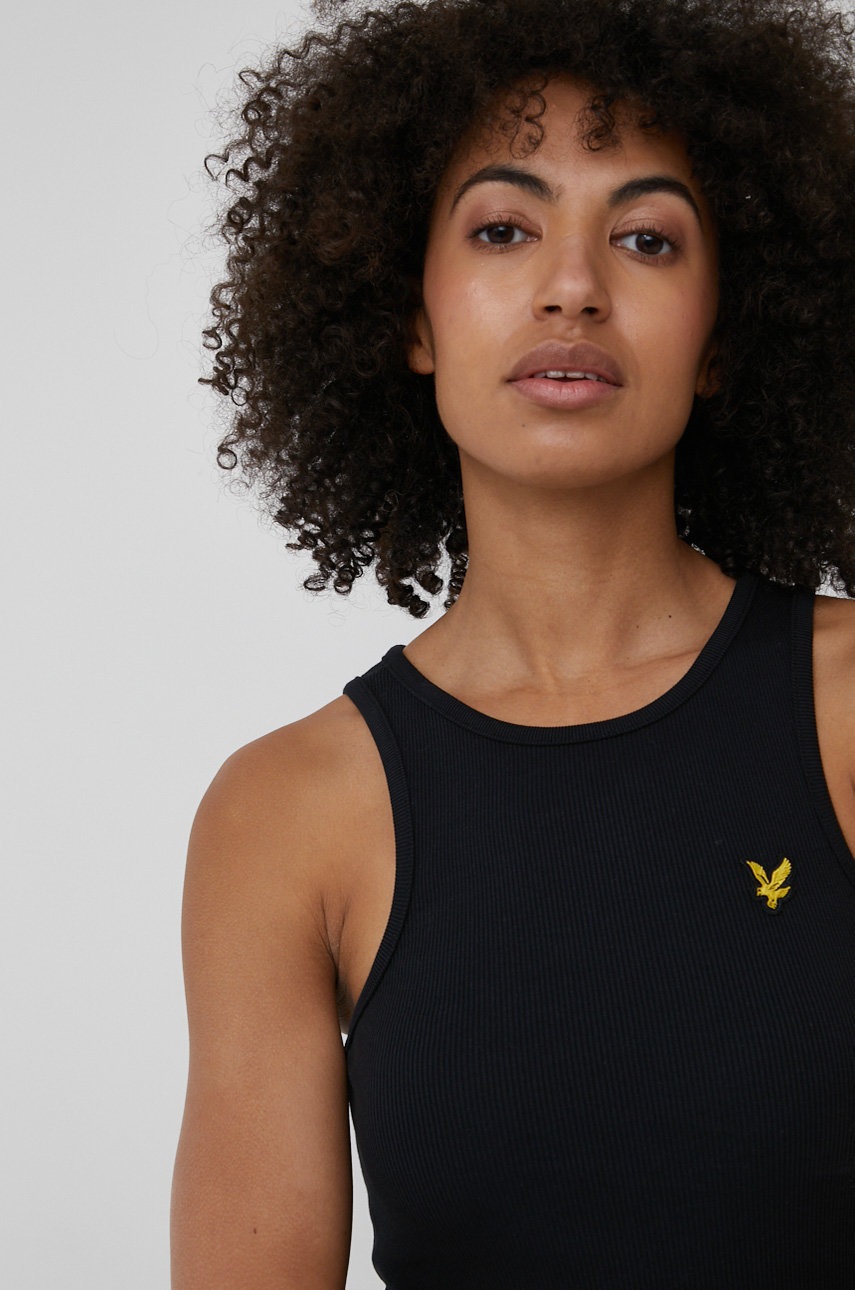 

Топ Lyle & Scott дамски в черно, Черен