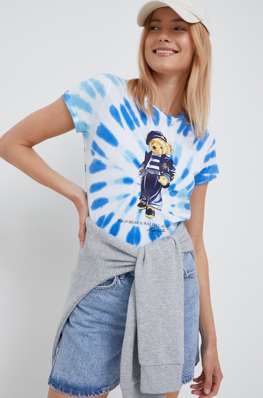 

Памучна тениска Polo Ralph Lauren, Син