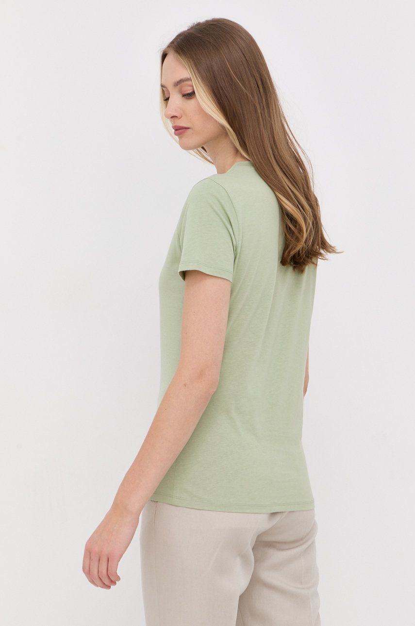 BOSS t-shirt bawełniany 50468356 kolor zielony