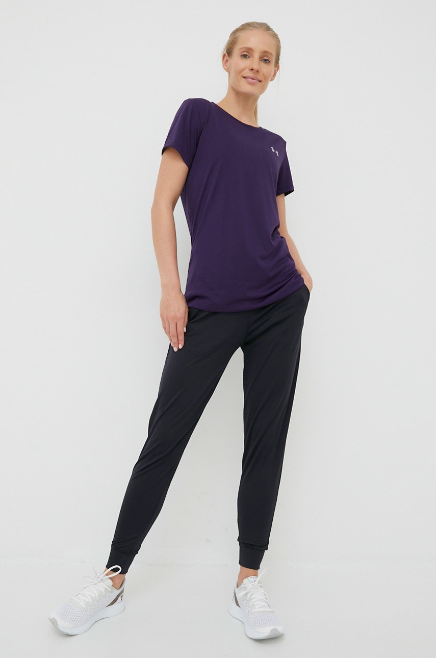 

Футболка для тренинга Under Armour Tech 1277207 цвет фиолетовый