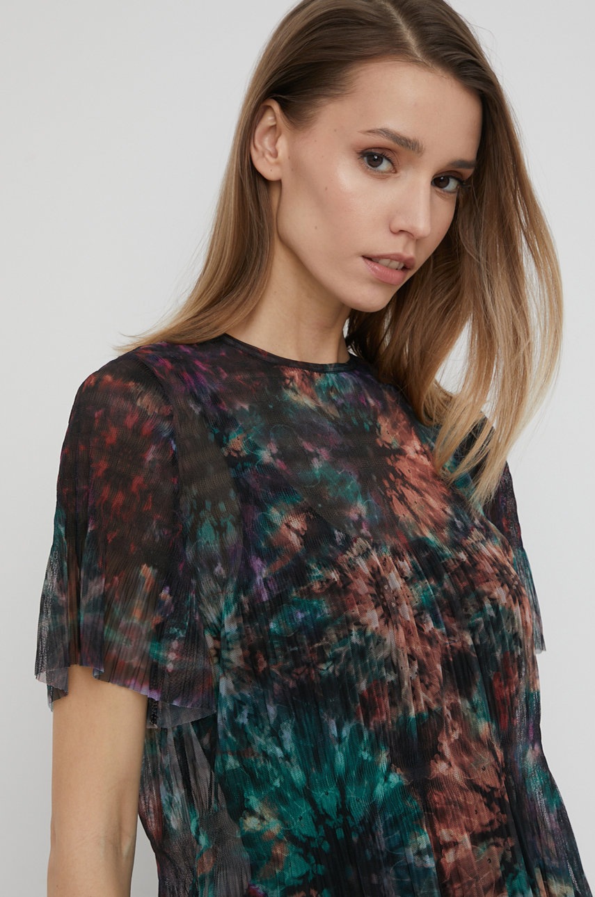

Блуза Desigual дамска с десен, Многоцветен