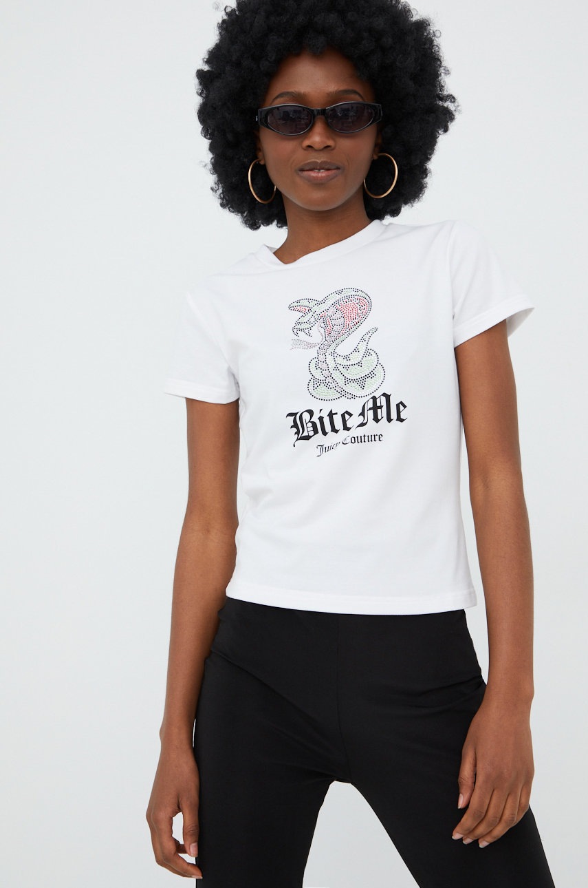 

Футболка Juicy Couture женская цвет белый