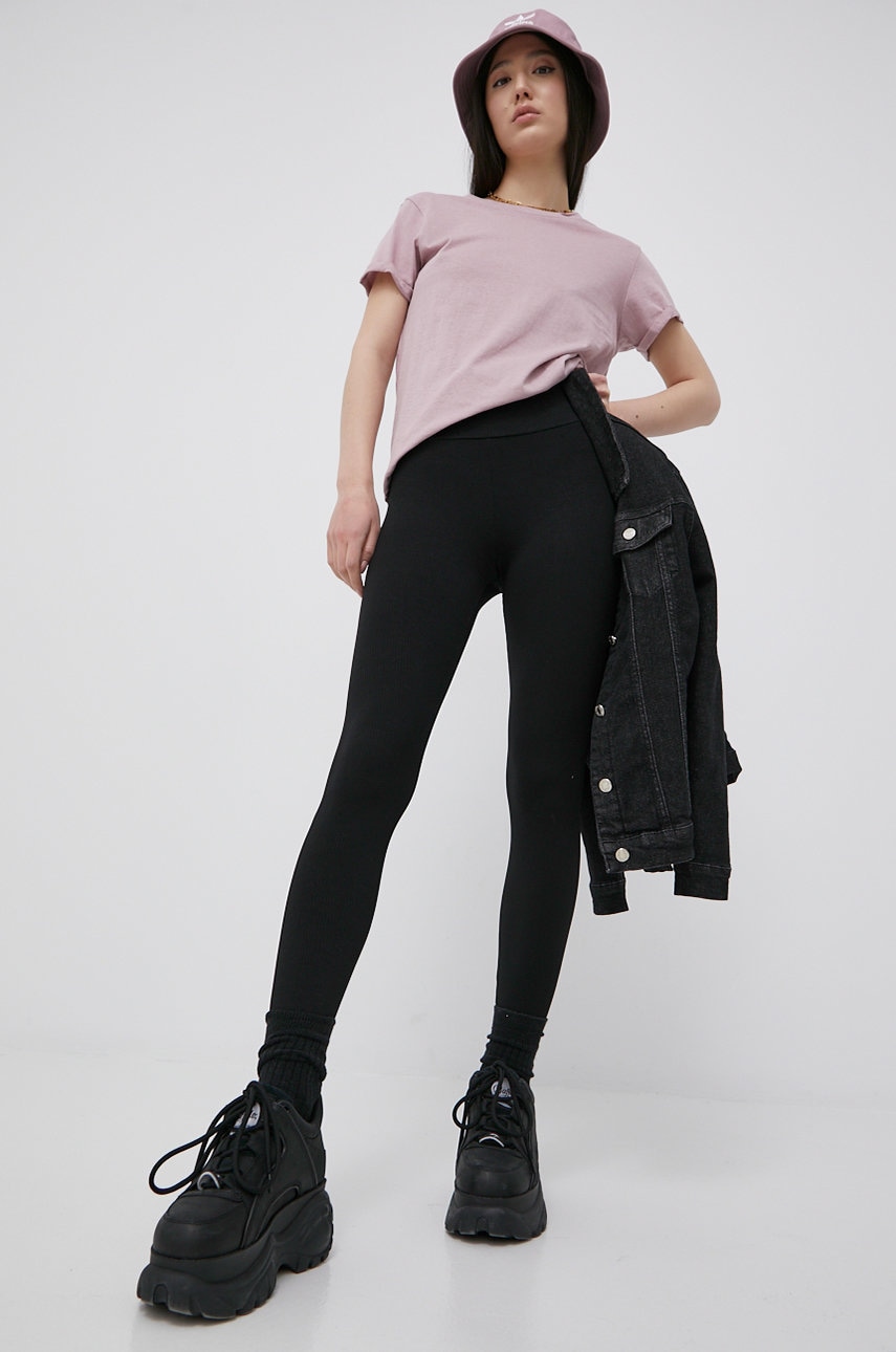 Brave soul tricou din bumbac culoarea violet