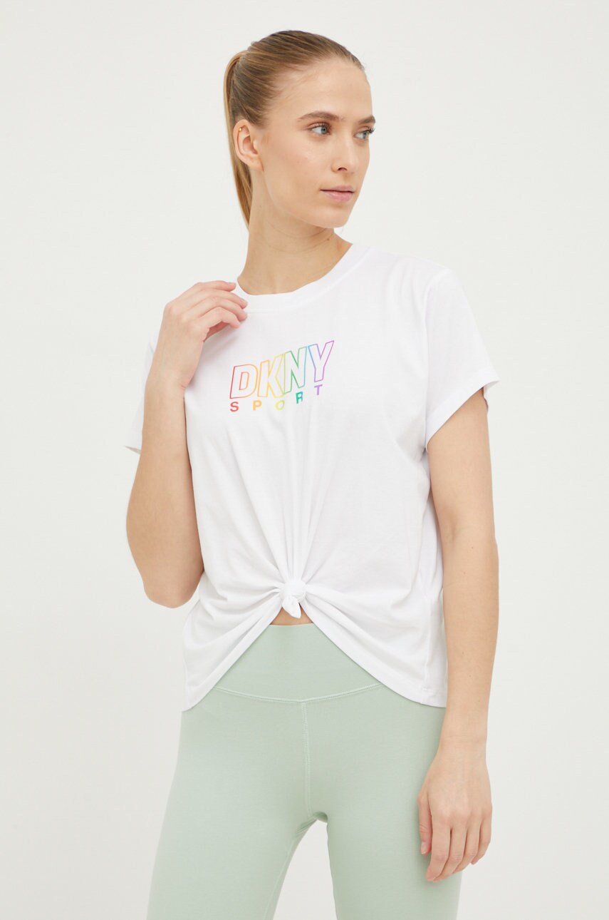 

Футболка Dkny женский цвет белый