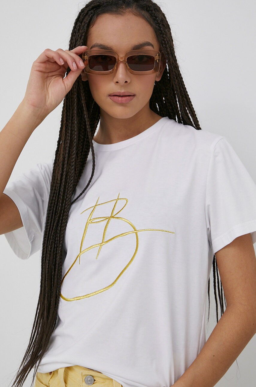 Sixth june tricou femei, culoarea alb