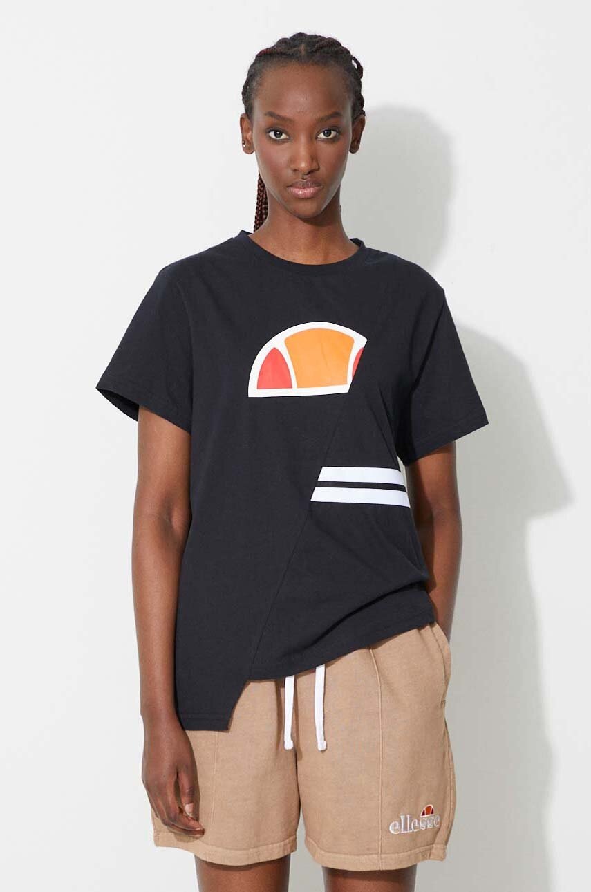 

Хлопковая футболка Ellesse цвет фиолетовый SGM11010-WHITE