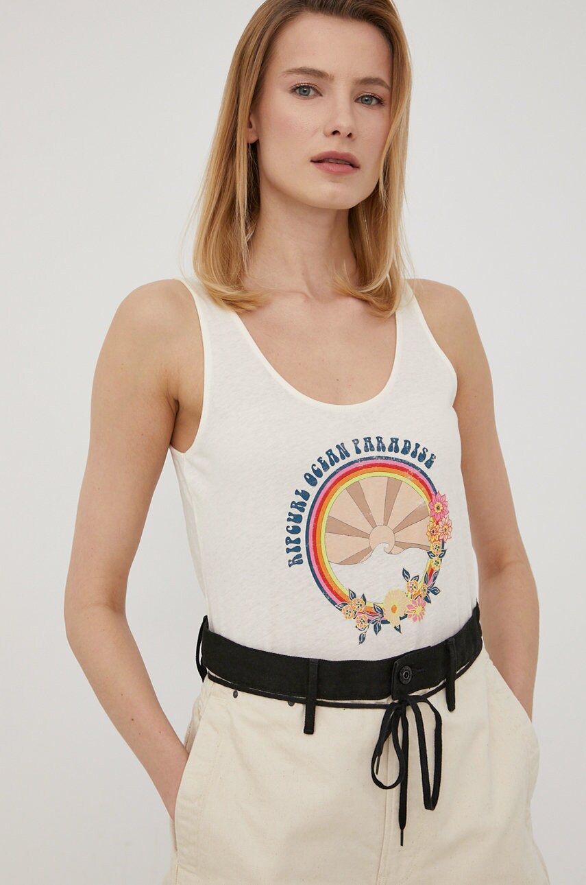 Rip curl top femei, culoarea bej