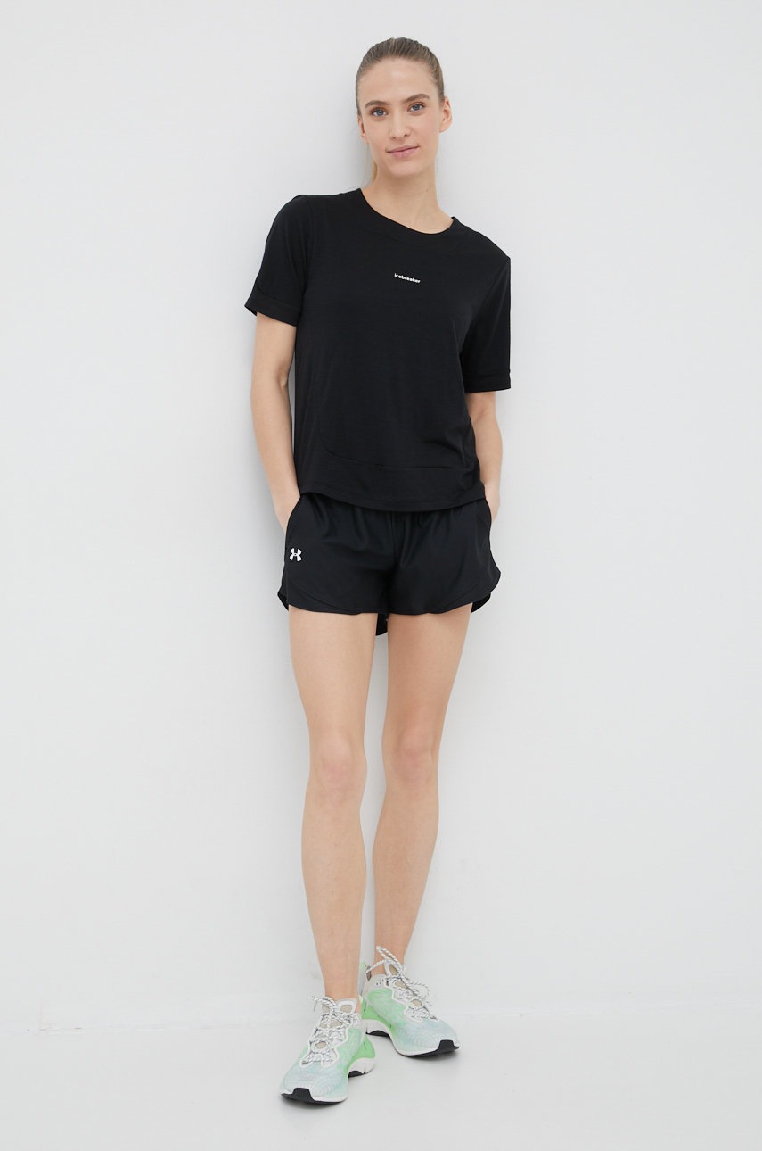 

Спортивная футболка Icebreaker Zoneknit цвет чёрный