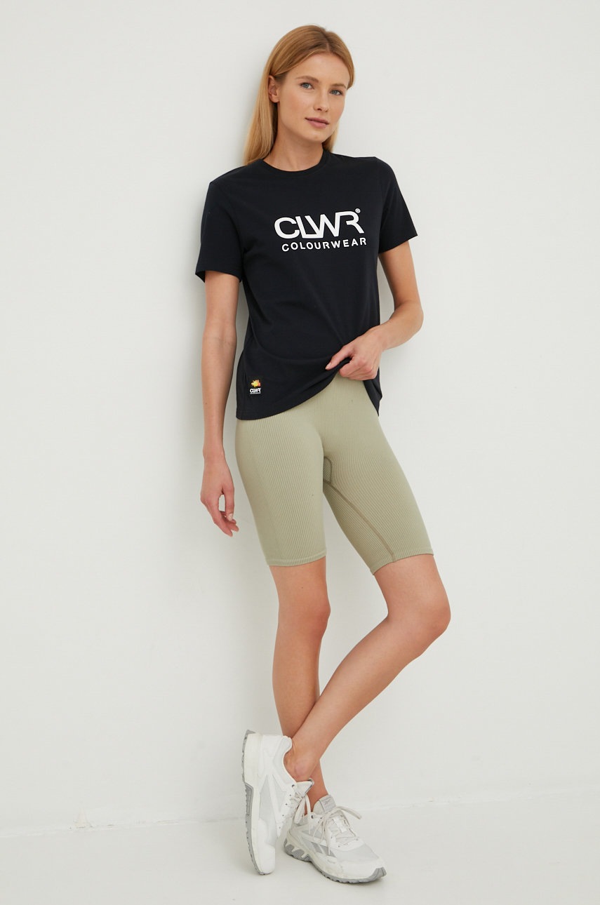 

Хлопковая футболка Colourwear цвет чёрный