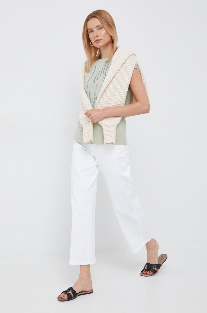

Футболка Lauren Ralph Lauren женский цвет зелёный