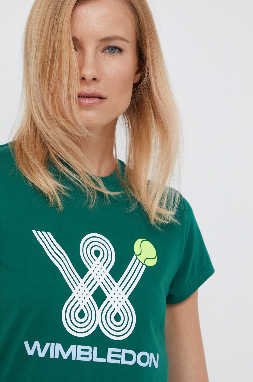 

Памучна тениска Polo Ralph Lauren в зелено, Зелен