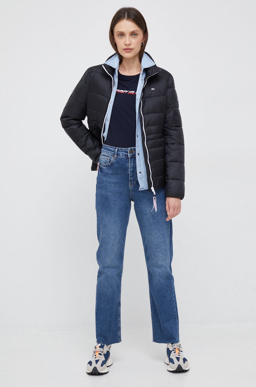 

Бавовняна футболка Tommy Hilfiger колір синій