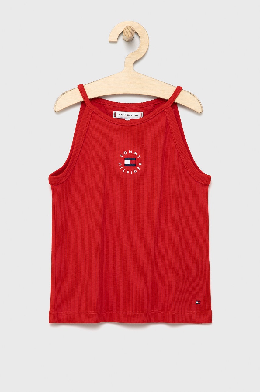 

Дитячий топ Tommy Hilfiger колір червоний