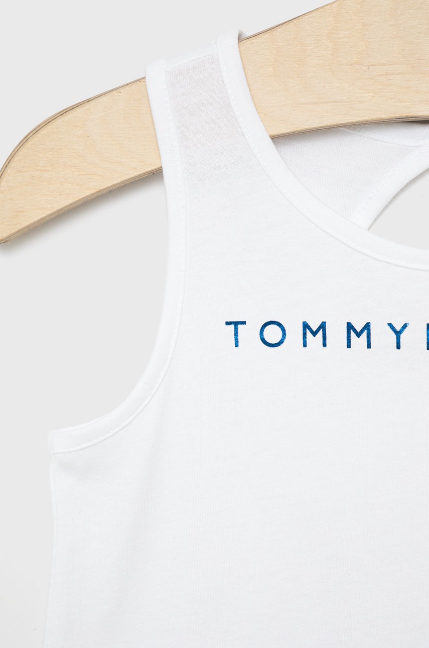 

Дитячий топ Tommy Hilfiger колір білий