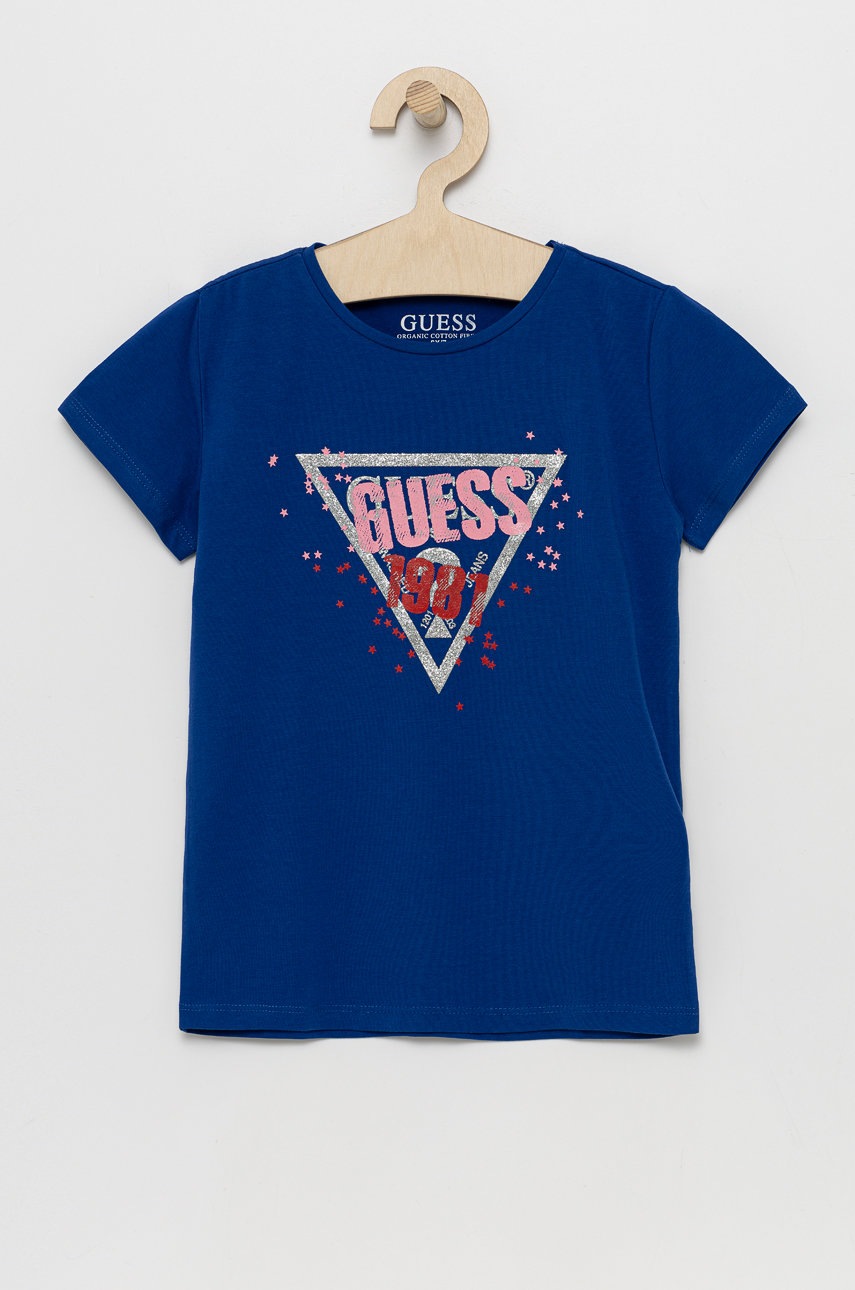 

Детска тениска Guess, Син