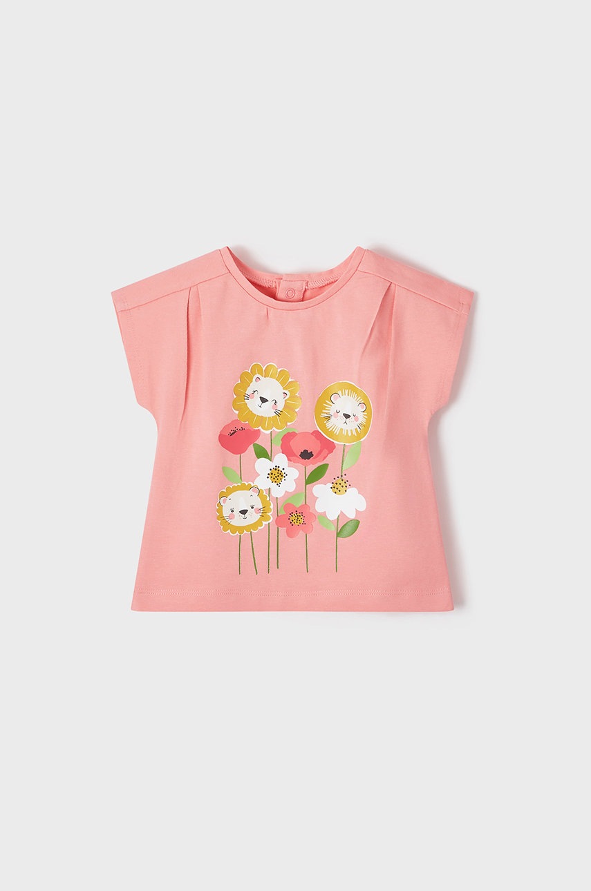 

Дитяча футболка Mayoral колір рожевий