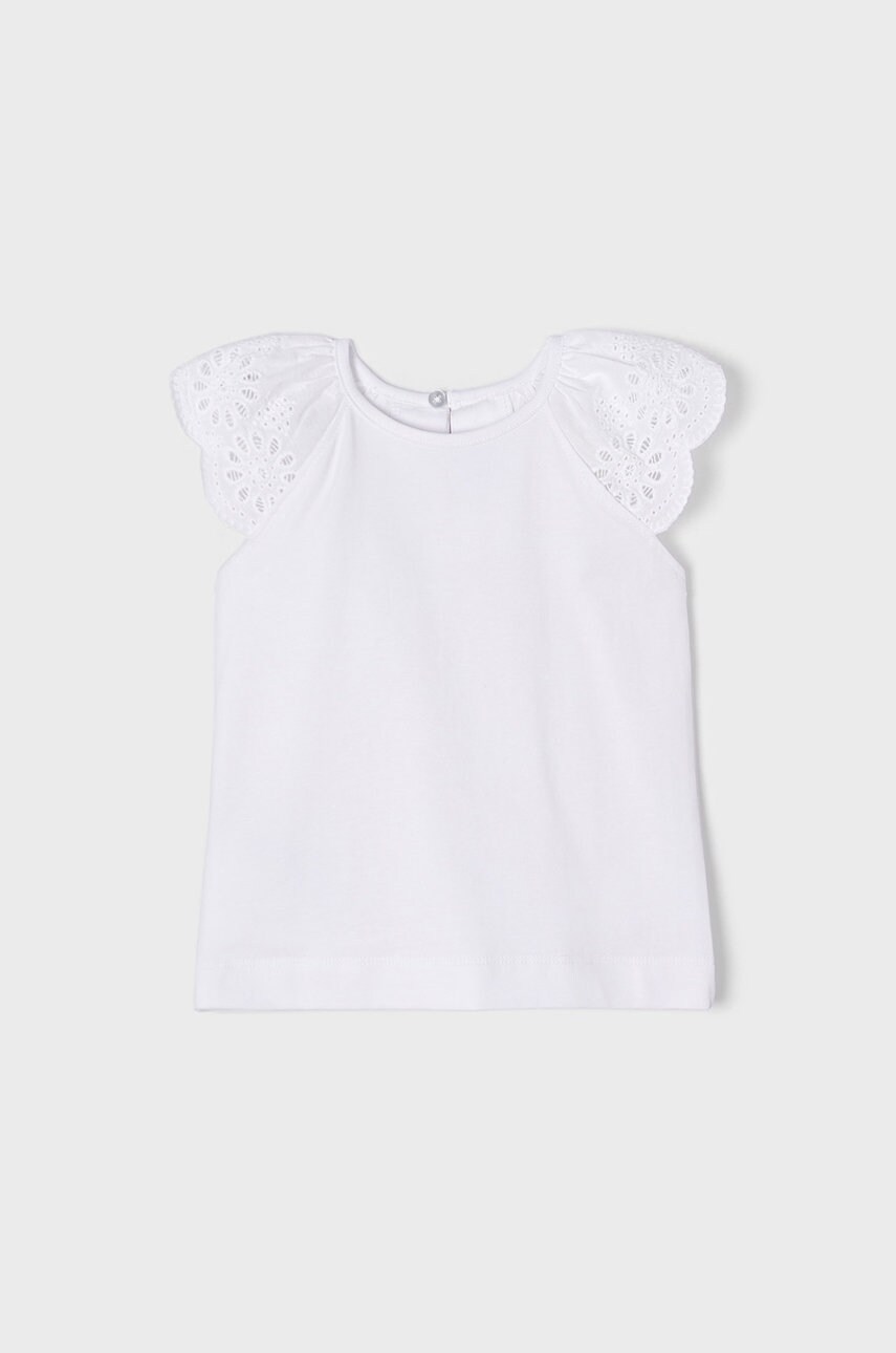 Mayoral top copii culoarea alb