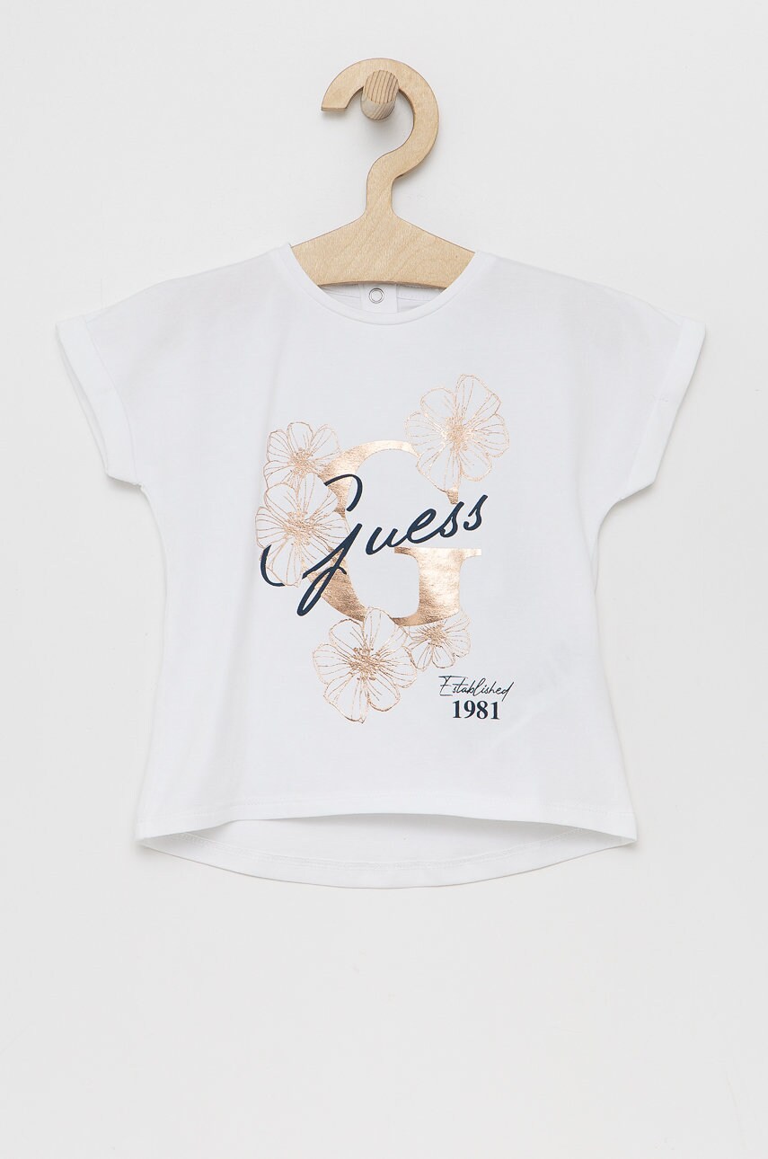 

Детская футболка Guess цвет белый