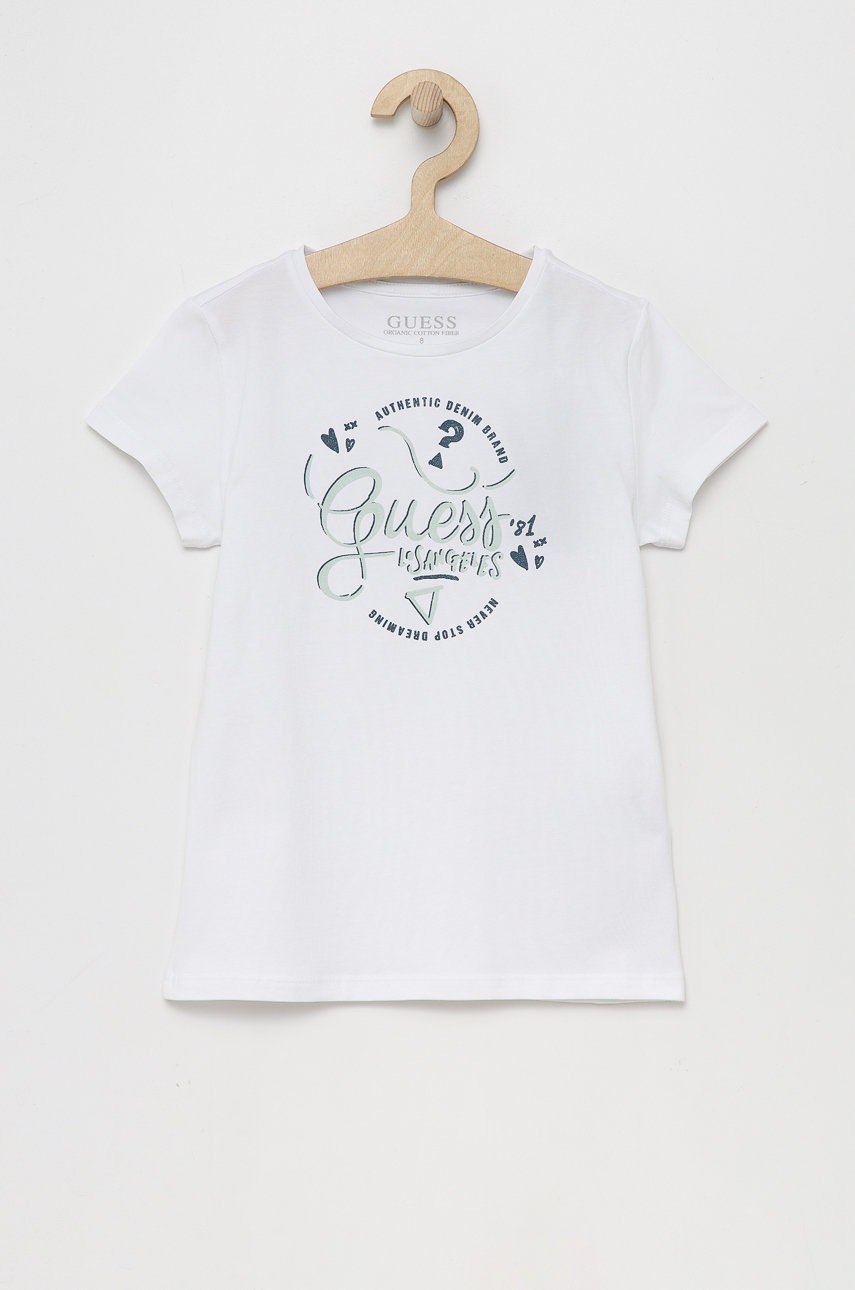

Детская футболка Guess цвет белый