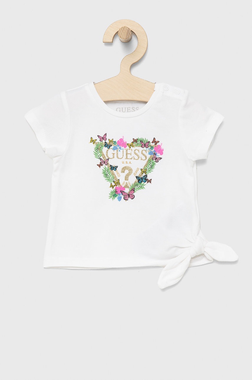 

Детска тениска Guess в бяло, Бял