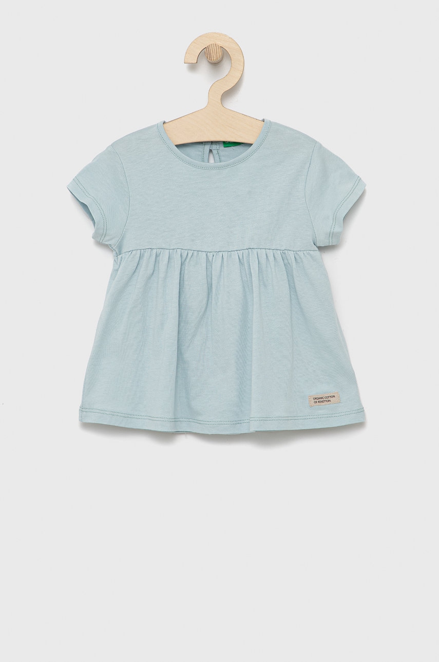 United Colors Of Benetton rochie din bumbac pentru copii mini, evazati