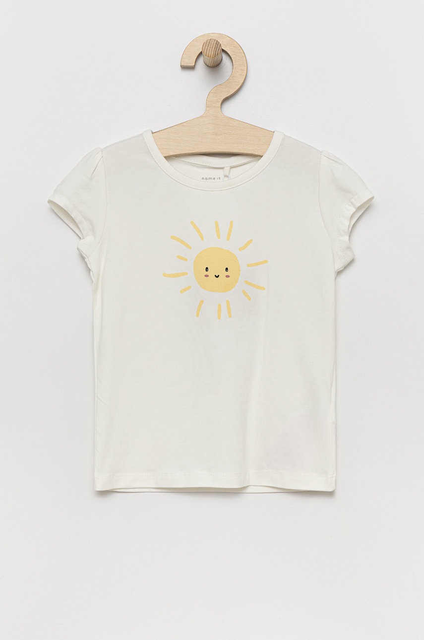 Детская футболка Name it цвет белый Детская футболка Name it цвет белый