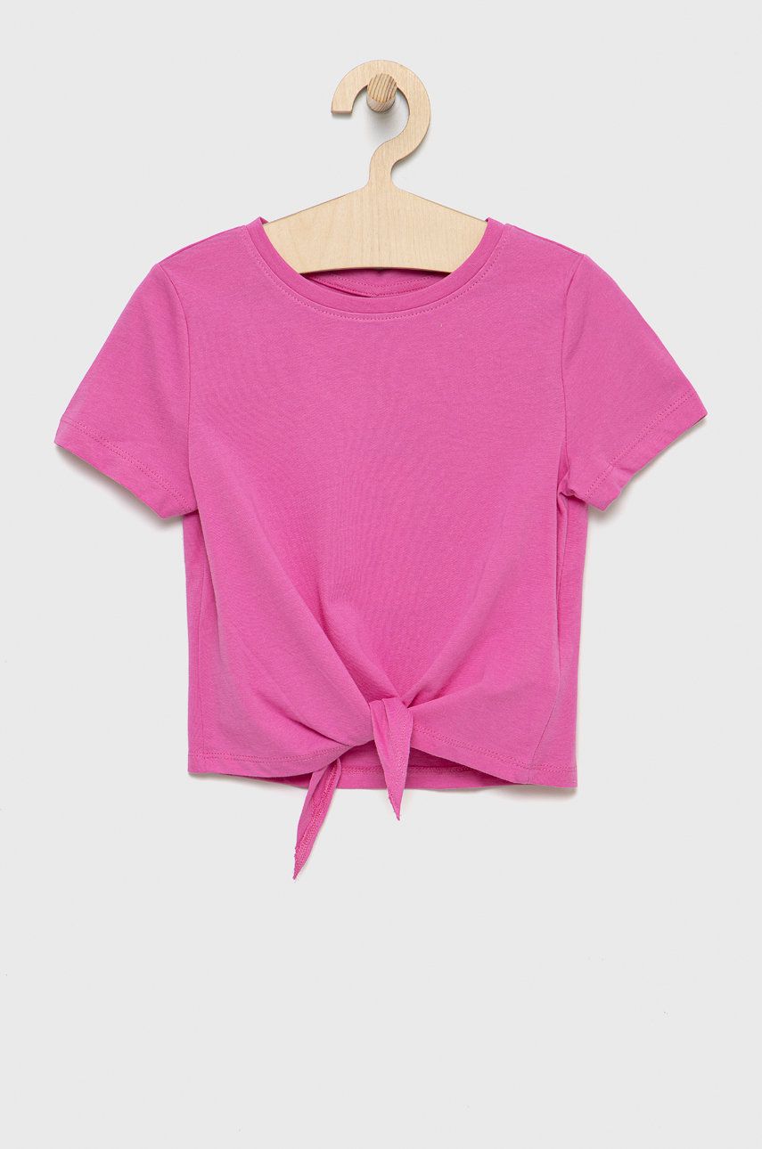 Kids Only tricou de bumbac pentru copii culoarea violet 2023 ❤️ Pret Super answear imagine noua 2022