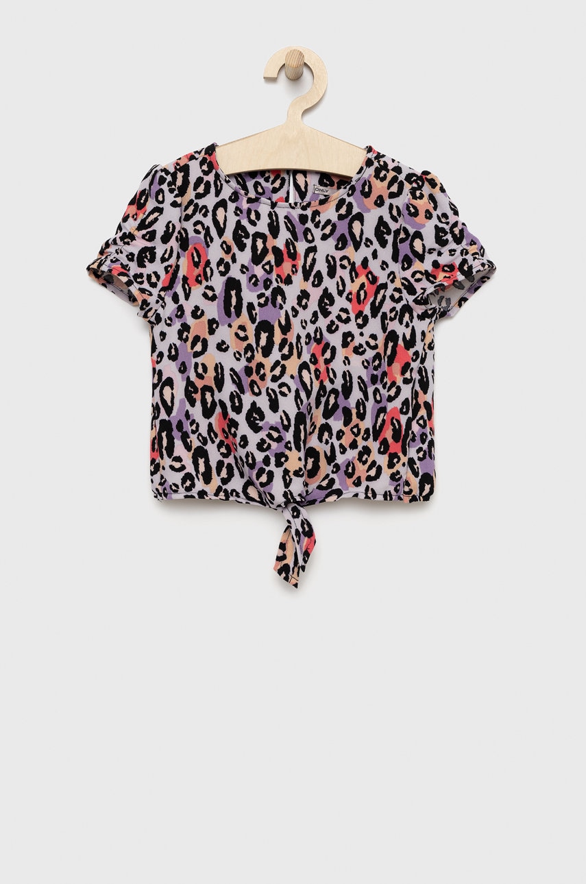 Kids Only bluza copii culoarea violet