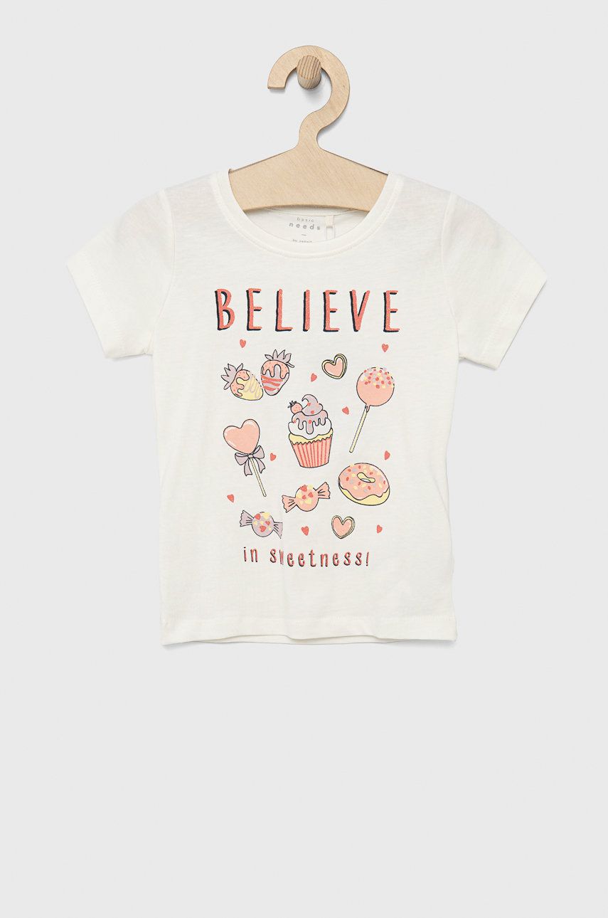 Name it tricou de bumbac pentru copii culoarea bej 2023 ❤️ Pret Super answear imagine noua 2022