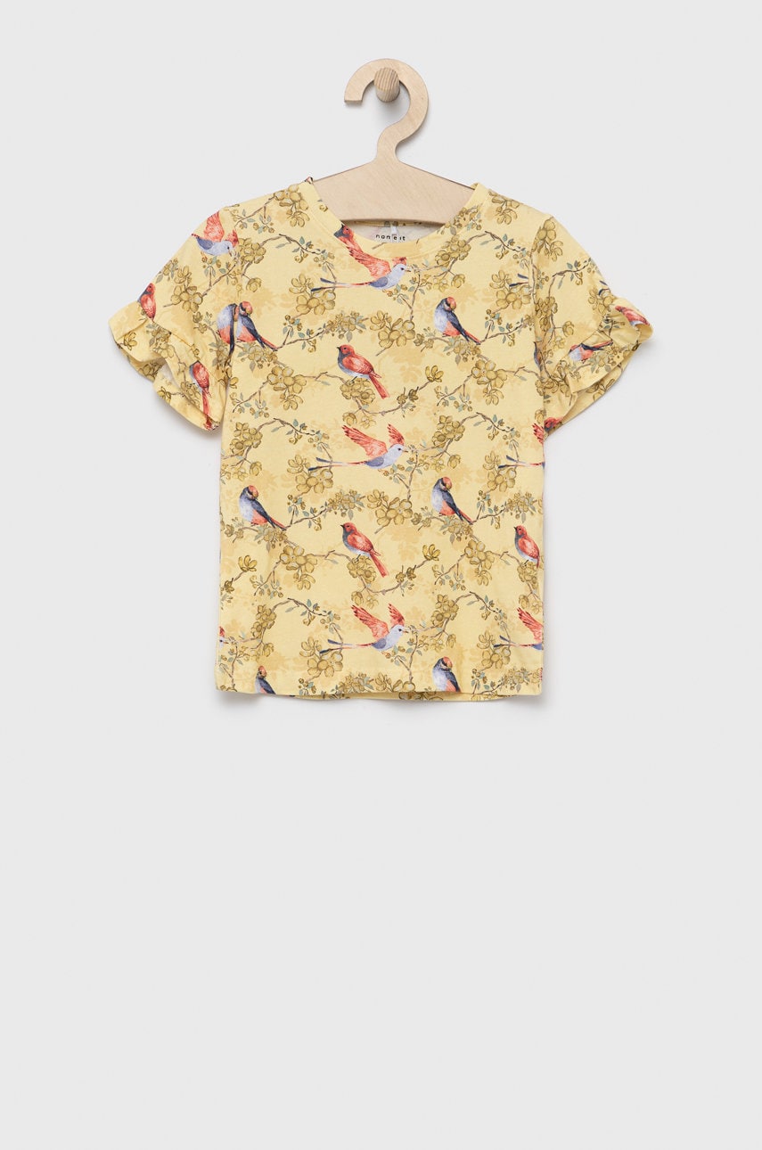 Name It tricou copii culoarea galben