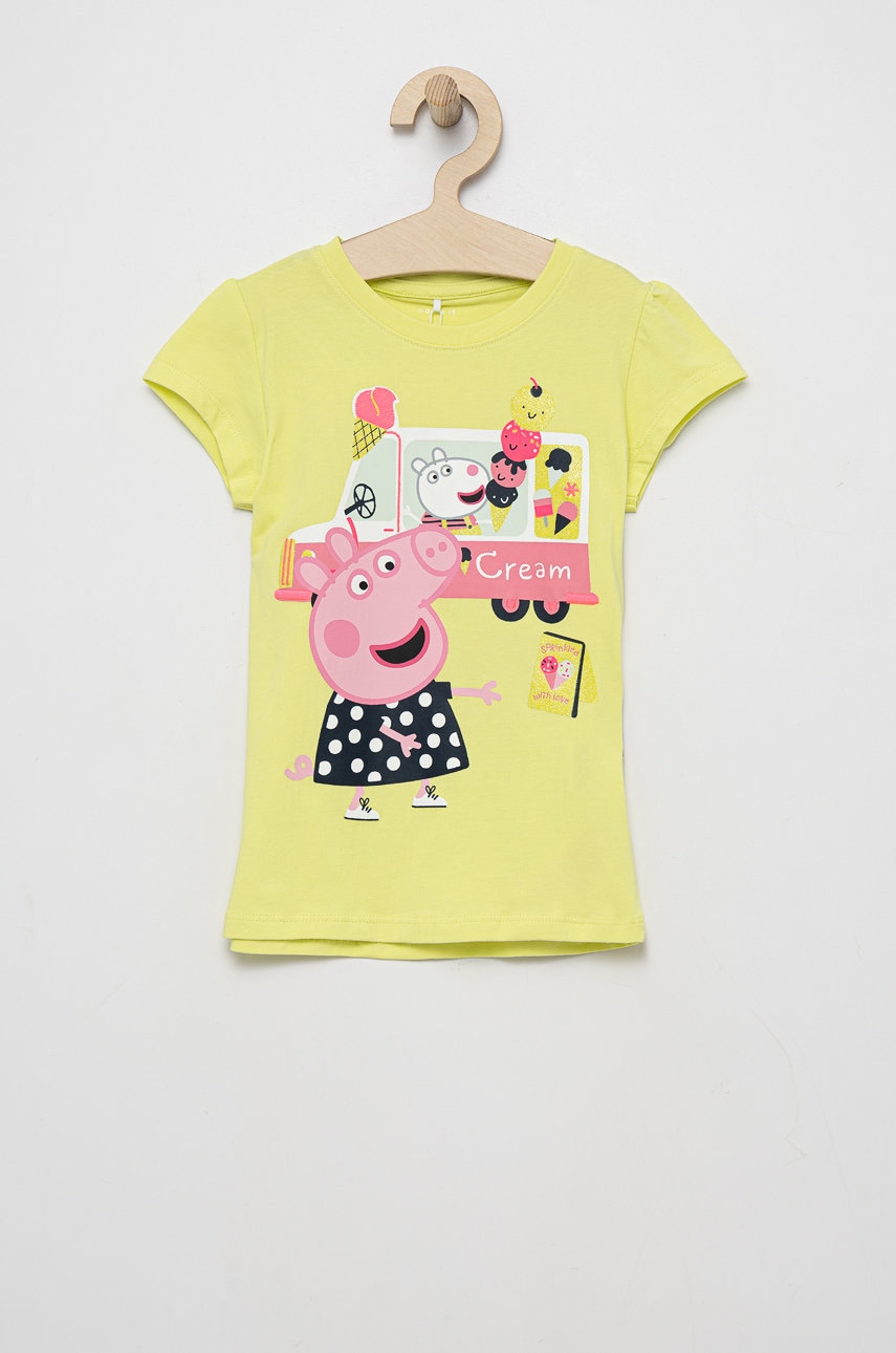 Name It tricou copii culoarea verde