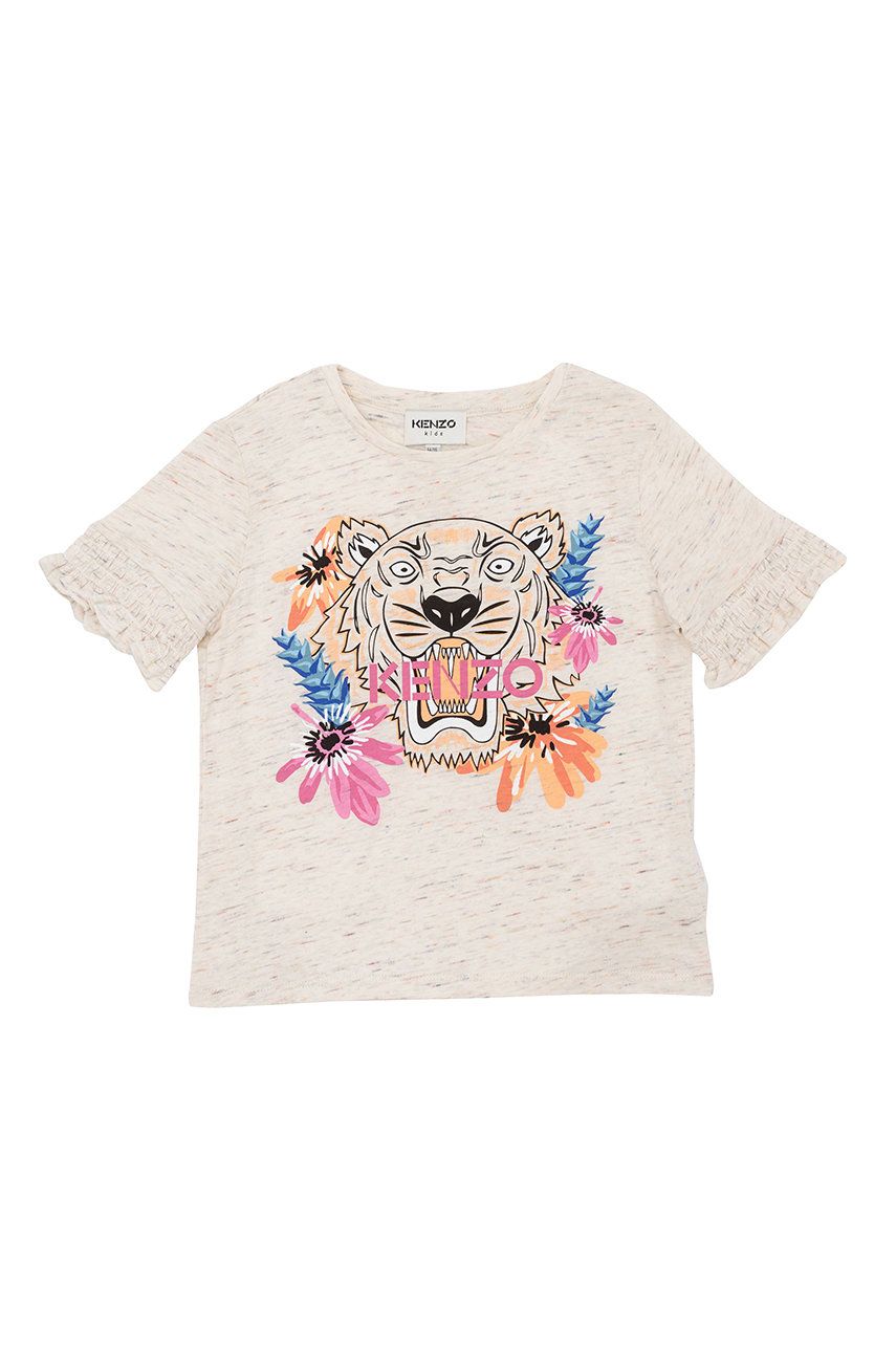 Kenzo Kids tricou din bumbac culoarea bej answear.ro imagine promotii 2022