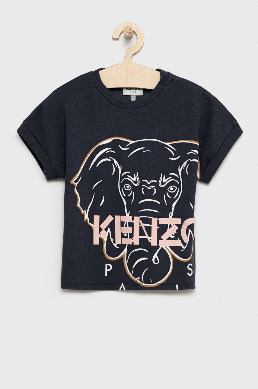 Kenzo kids tricou copii culoarea negru