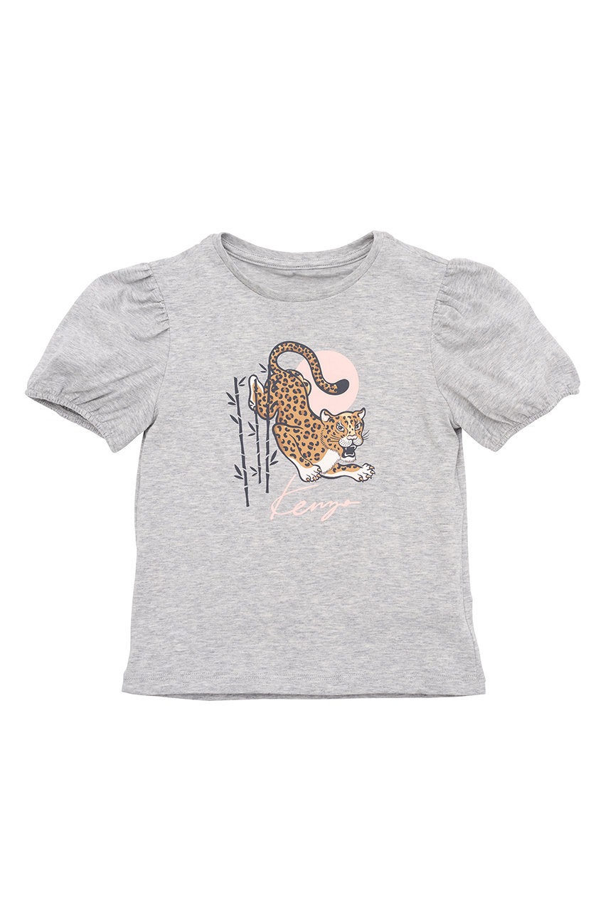 

Детска тениска Kenzo Kids в сиво, Сив