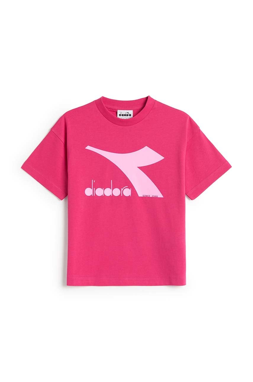 Diadora tricou de bumbac pentru copii culoarea violet