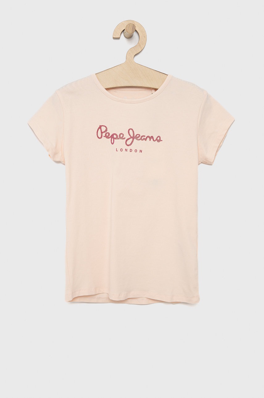 Детская футболка Pepe Jeans цвет розовый Детская футболка Pepe Jeans цвет розовый