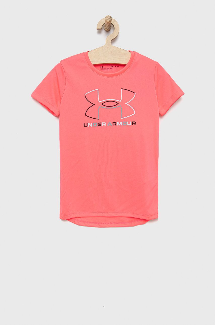 Under Armour tricou copii culoarea roz 2023 ❤️ Pret Super answear imagine noua 2022