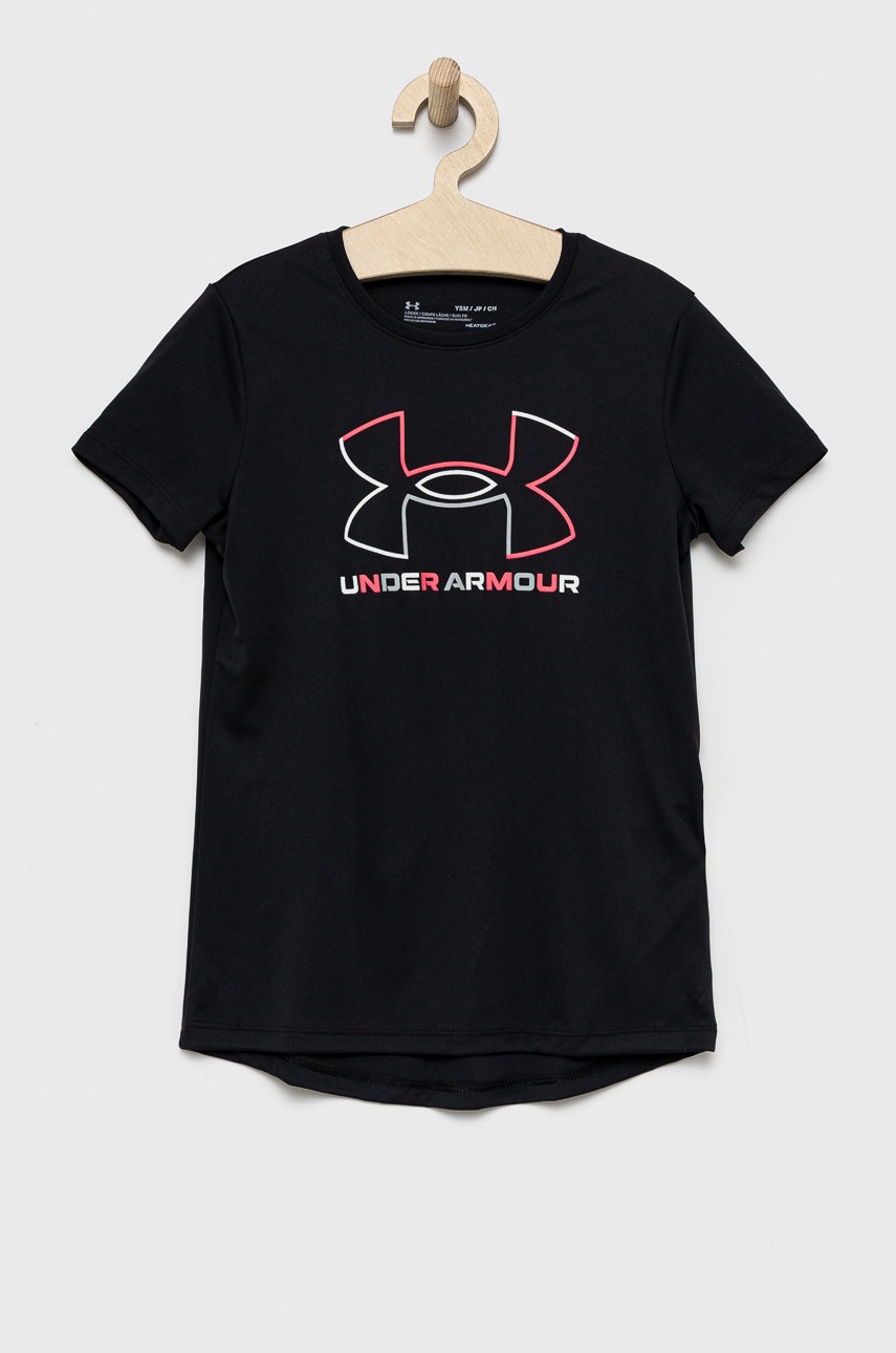 

Детска тениска Under Armour 1366080 в черно, Черен