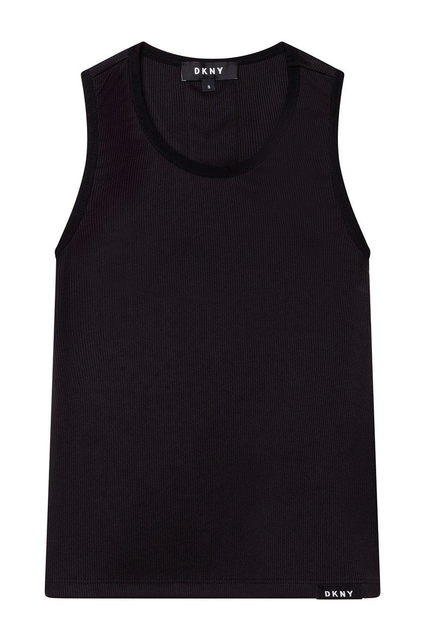 

Дитячий топ Dkny колір чорний