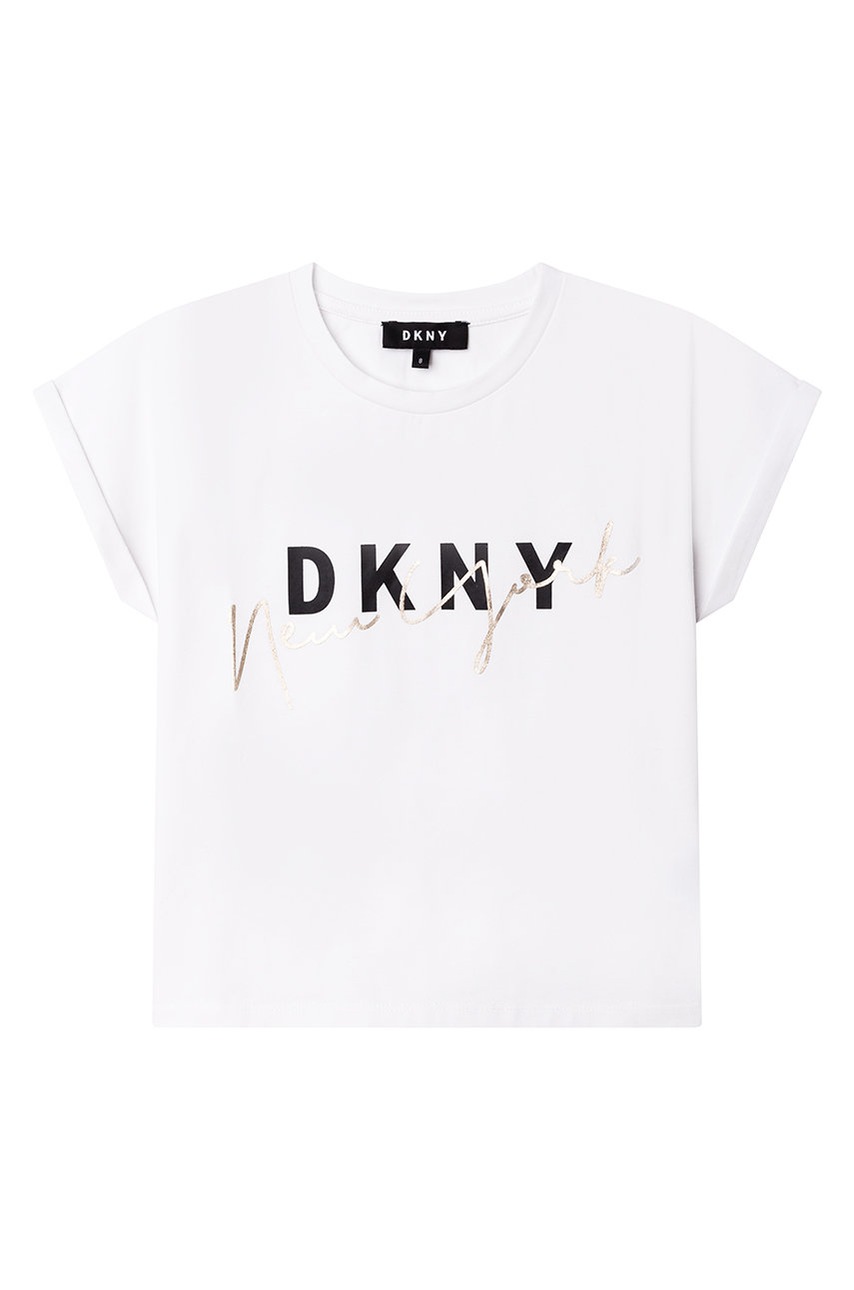 

Детска тениска Dkny в бяло, Бял