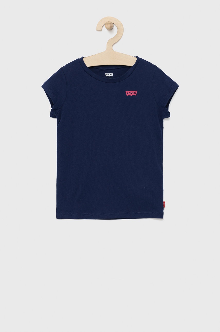 

Детска памучна тениска Levi's в тъмносиньо, Тъмносин